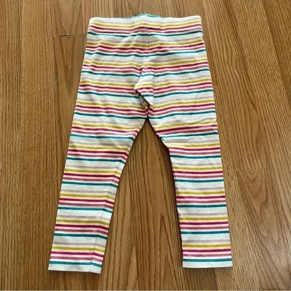 Toddler Girl Size 3-4 Years Marks and Spencer Multicolor Striped Leggings